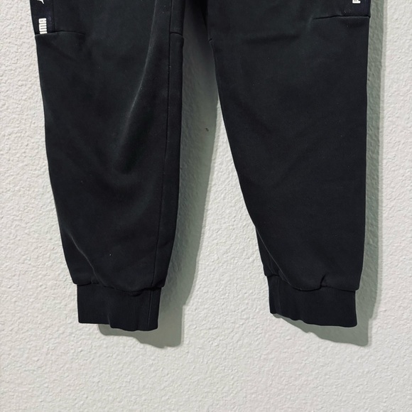 Puma Black Big Boy Athletic Joggers Pants Size S - Picture 7 of 16